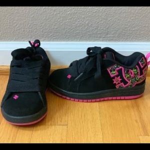 Toddler Girls DC shoes size 12